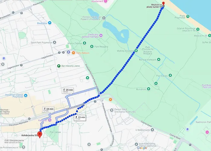 Wyjątkowe Mieszkanie Niedaleko Plaży - Przymorze Apartament Gdańsk